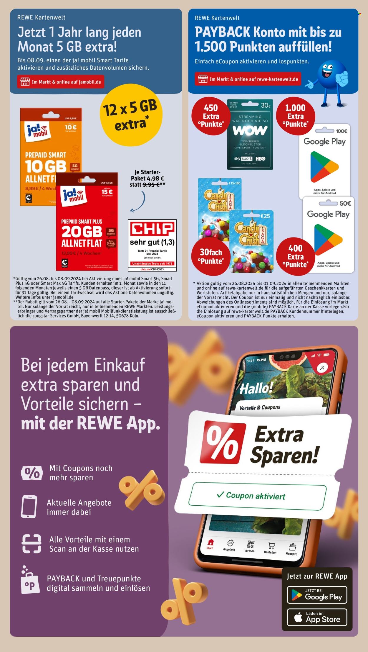 REWE Prospekte  - 26.08.2024 - 31.08.2024. Seite 31