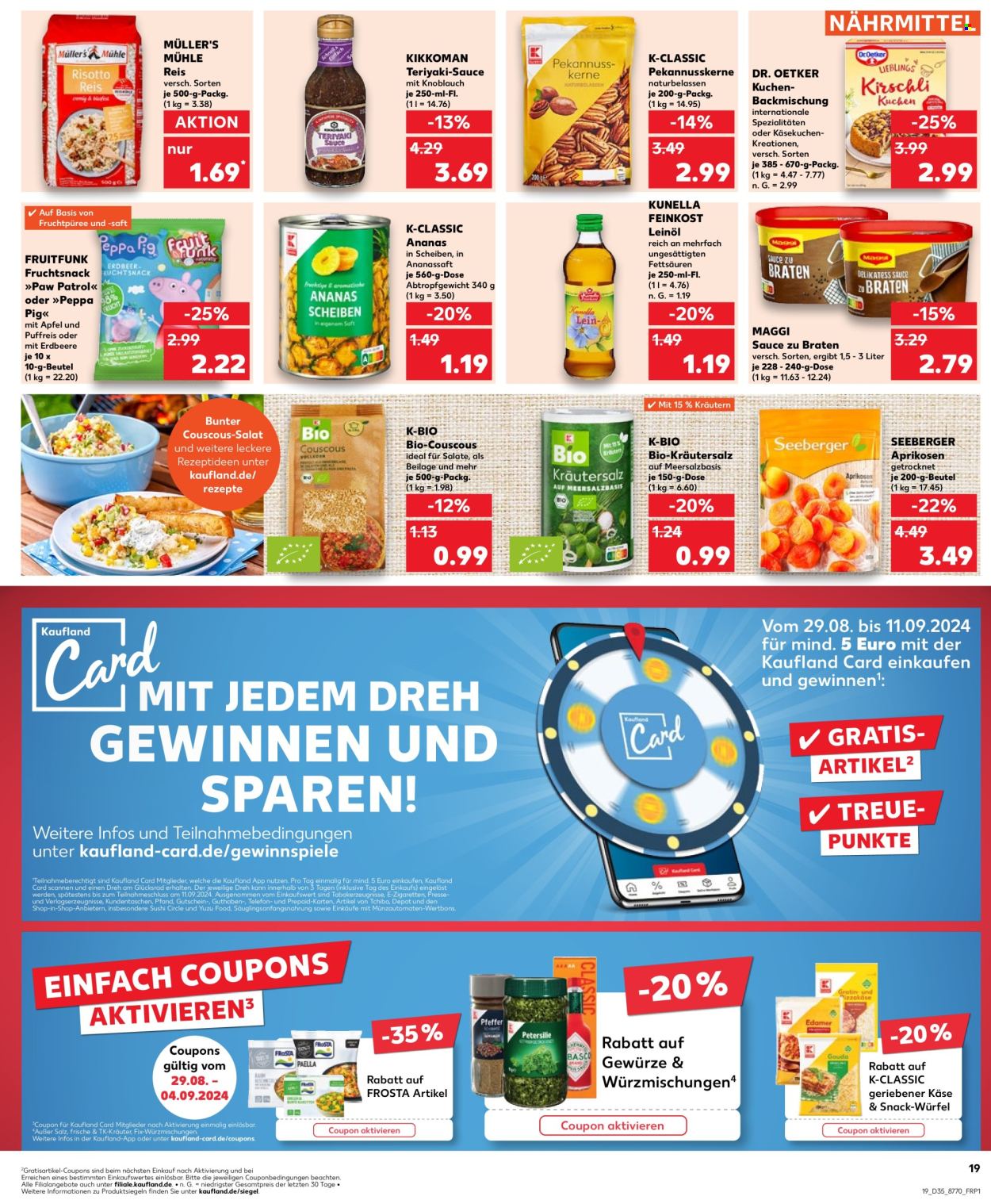 Kaufland Prospekte  - 29.08.2024 - 4.09.2024. Seite 19