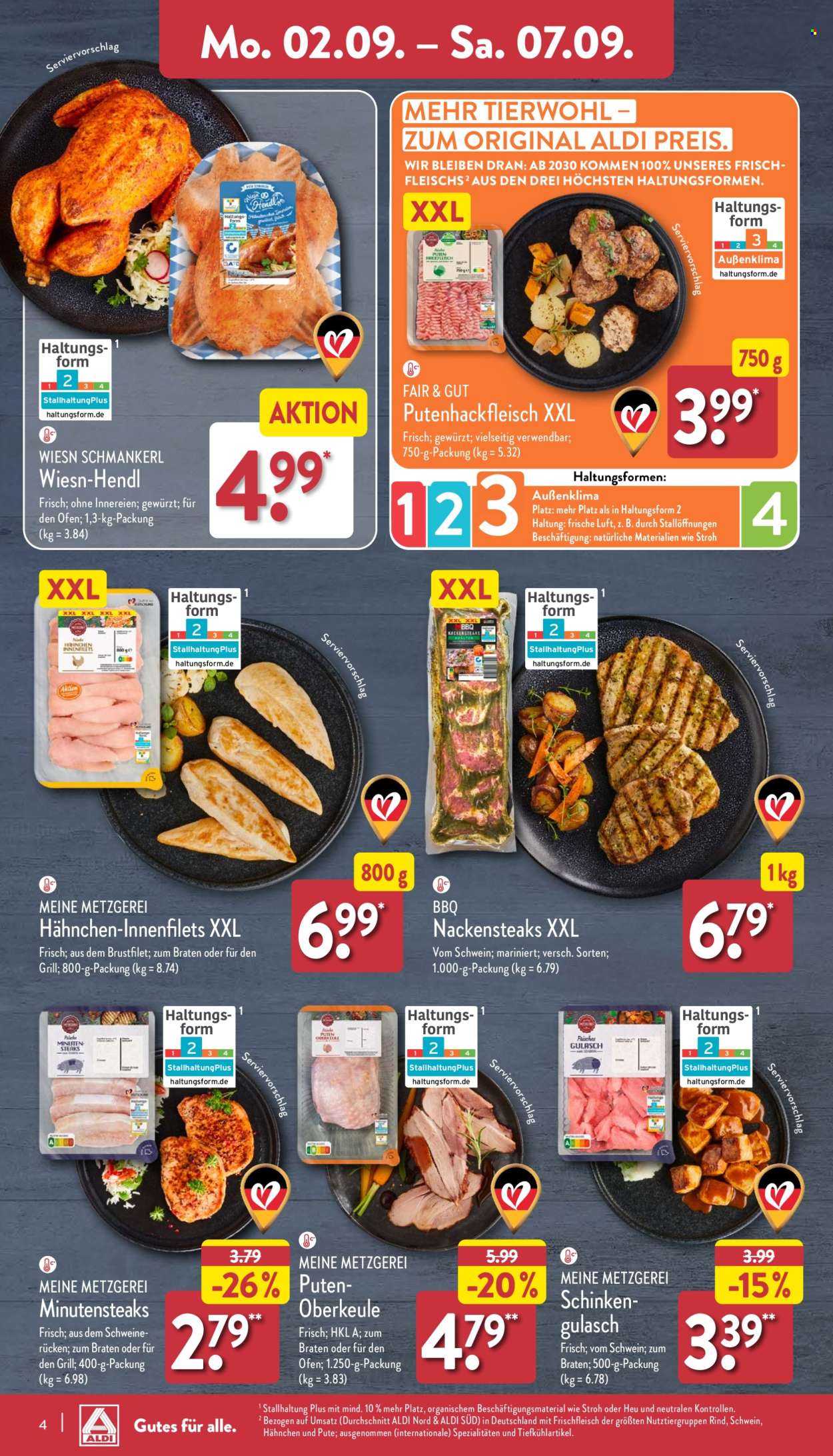 ALDI Nord Prospekte  - 2.09.2024 - 7.09.2024. Seite 4