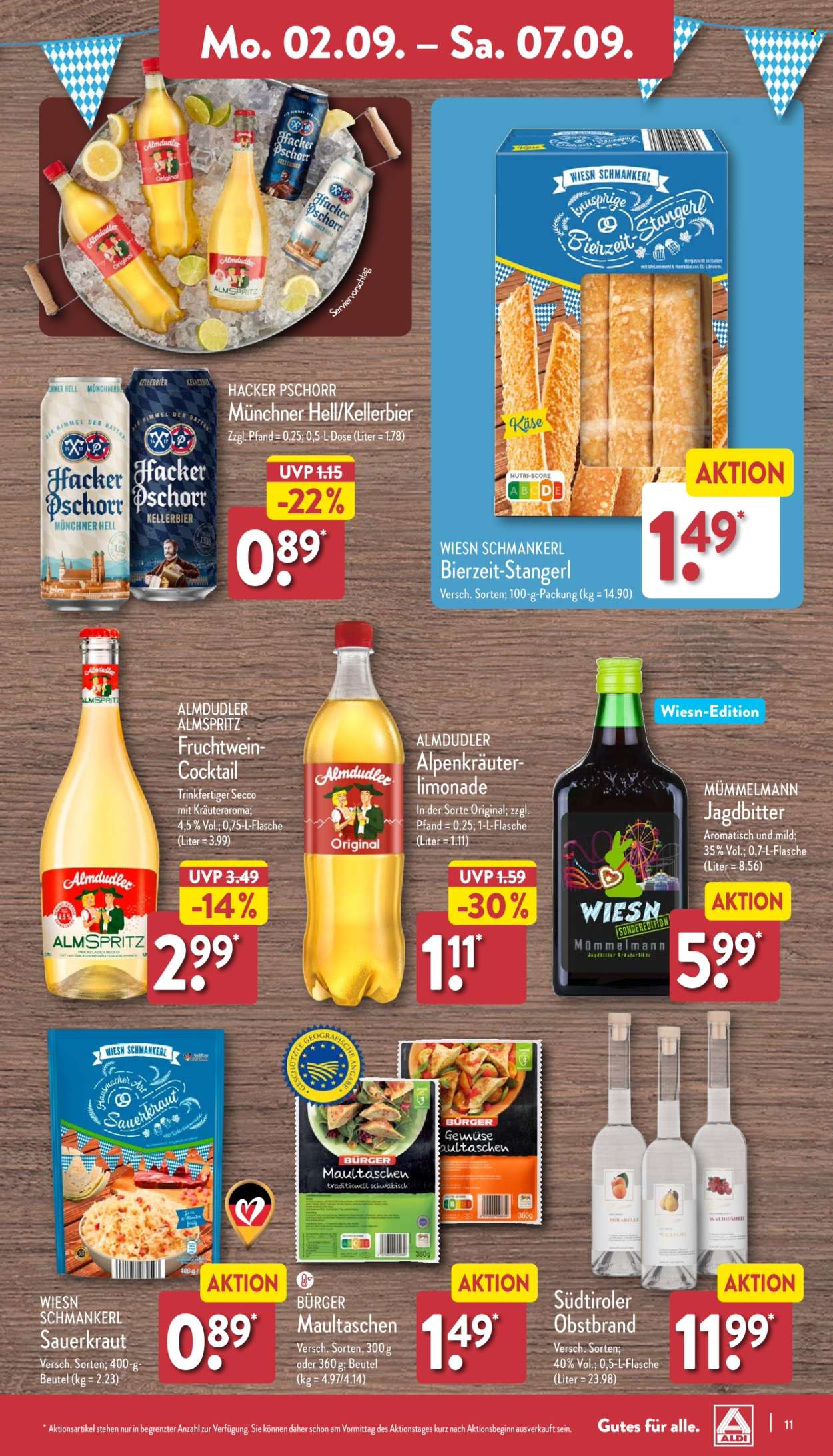 ALDI Nord Prospekte  - 2.09.2024 - 7.09.2024. Seite 11