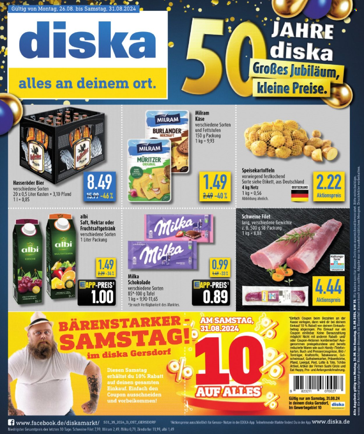 Diska Prospekte  - 26.08.2024 - 31.08.2024. Seite 3