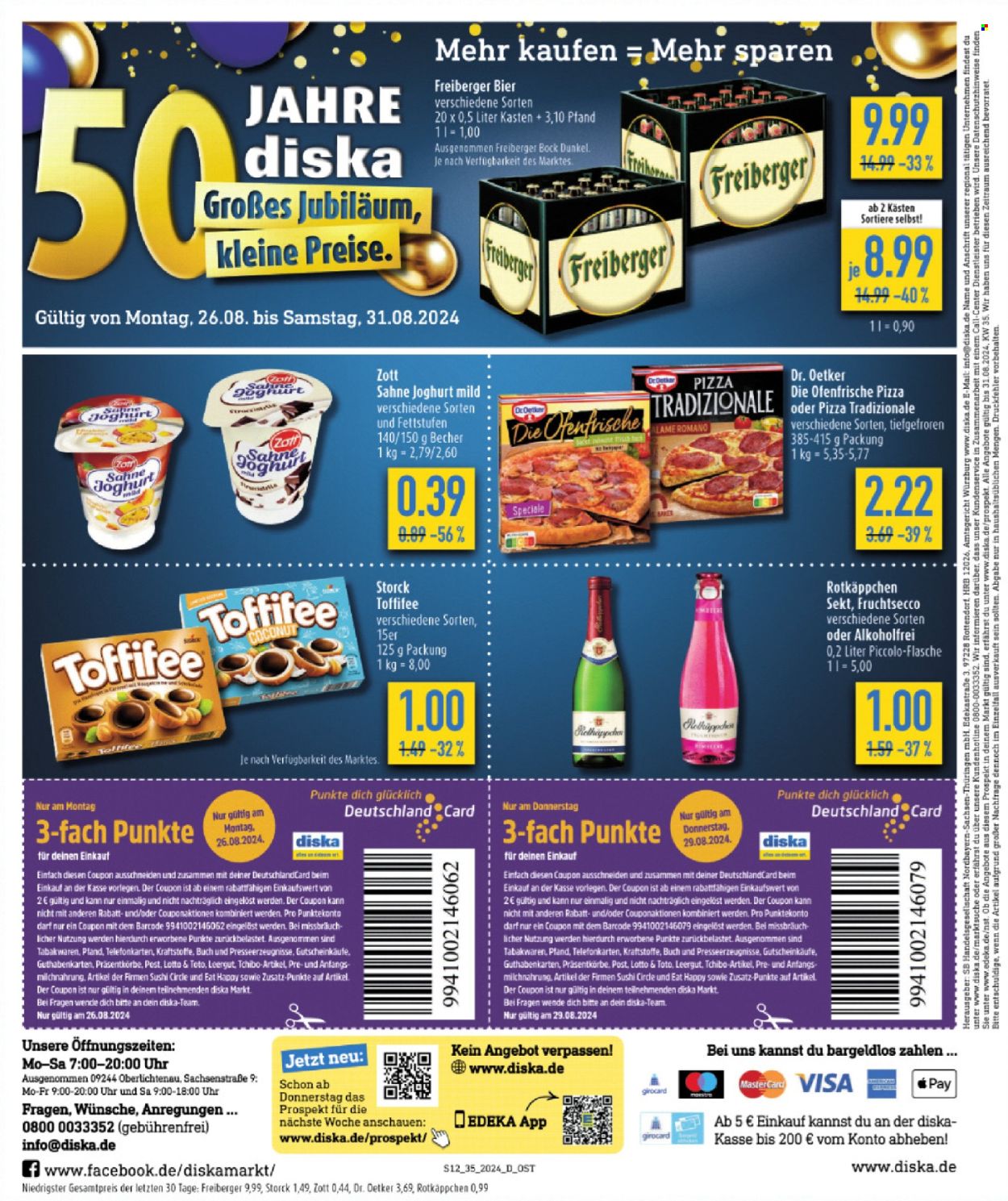 Diska Prospekte  - 26.08.2024 - 31.08.2024. Seite 14