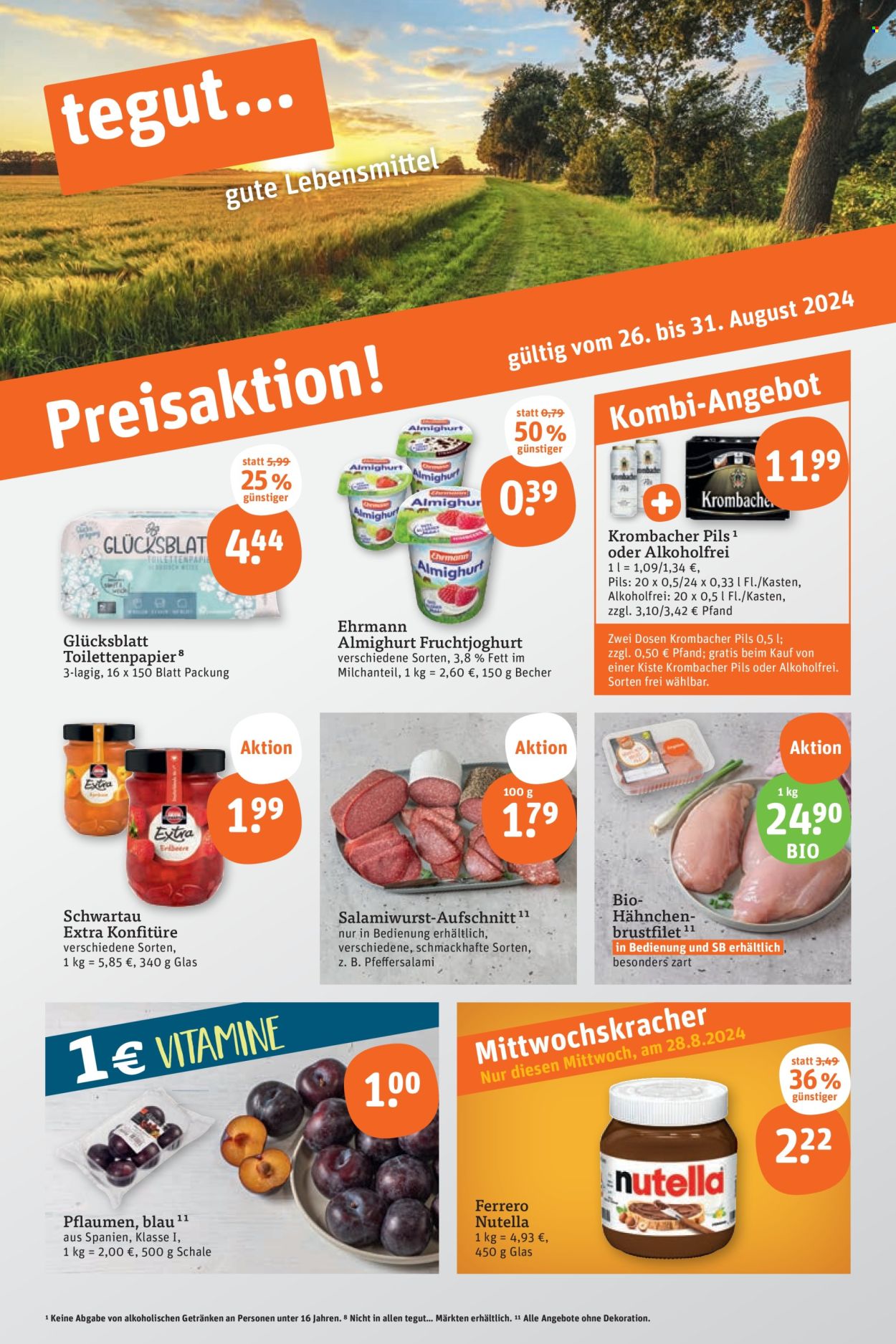 tegut... Prospekte  - 26.08.2024 - 31.08.2024. Seite 3