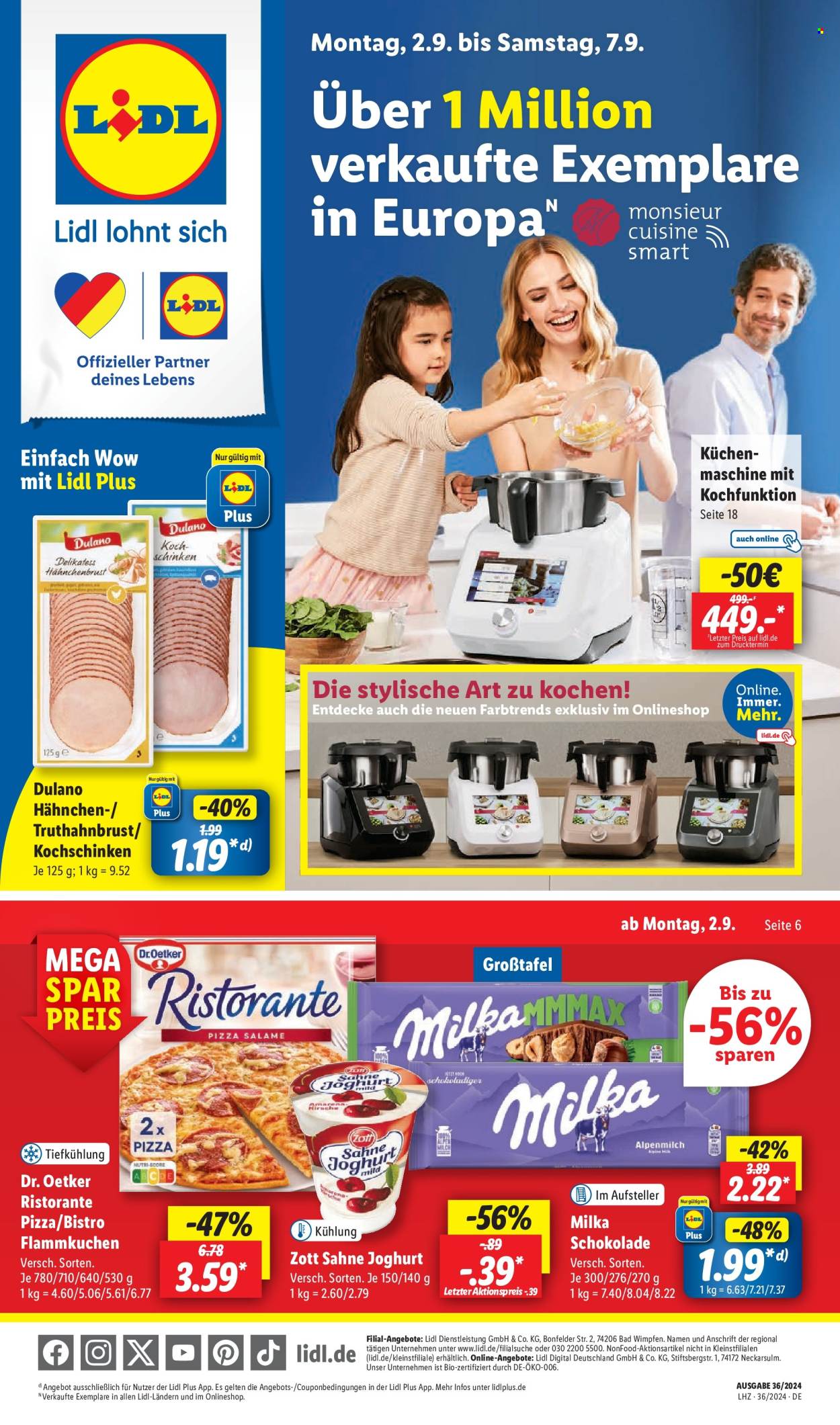 Lidl Prospekte  - 2.09.2024 - 7.09.2024. Seite 1