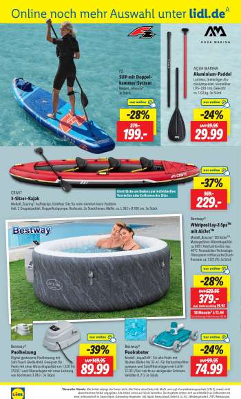thumbnail - AQUA MARINA Aluminium-Paddel