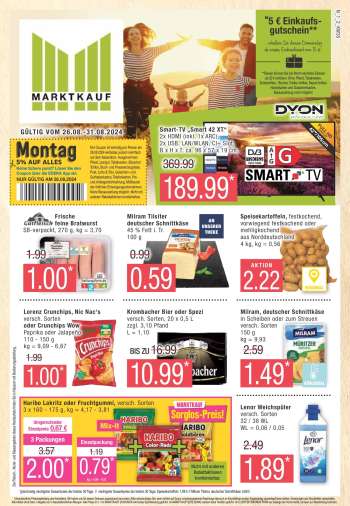 Prospekte Marktkauf - 26.08.2024 - 31.08.2024.