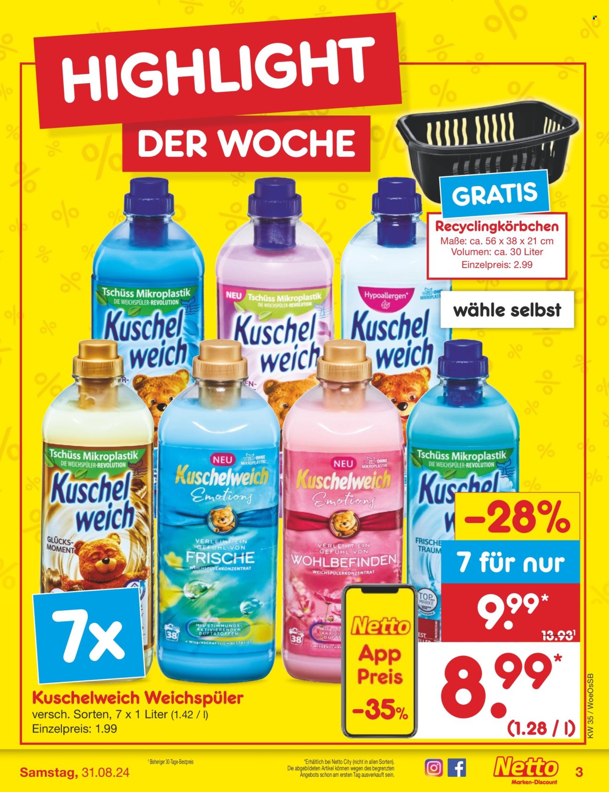 Netto Marken-Discount Prospekte  - 26.08.2024 - 31.08.2024. Seite 3