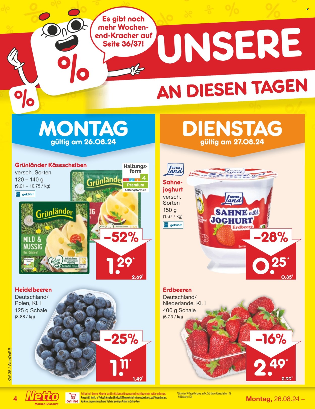 Netto Marken-Discount Prospekte  - 26.08.2024 - 31.08.2024. Seite 4