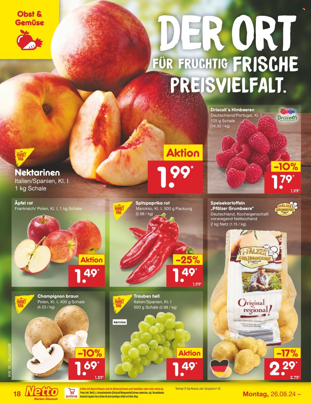 Netto Marken-Discount Prospekte  - 26.08.2024 - 31.08.2024. Seite 18