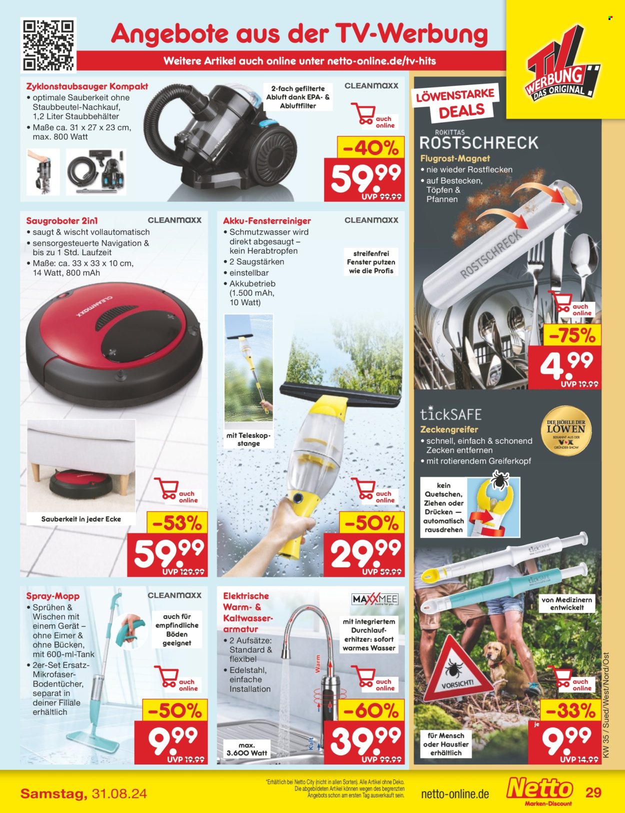 Netto Marken-Discount Prospekte  - 26.08.2024 - 31.08.2024. Seite 31
