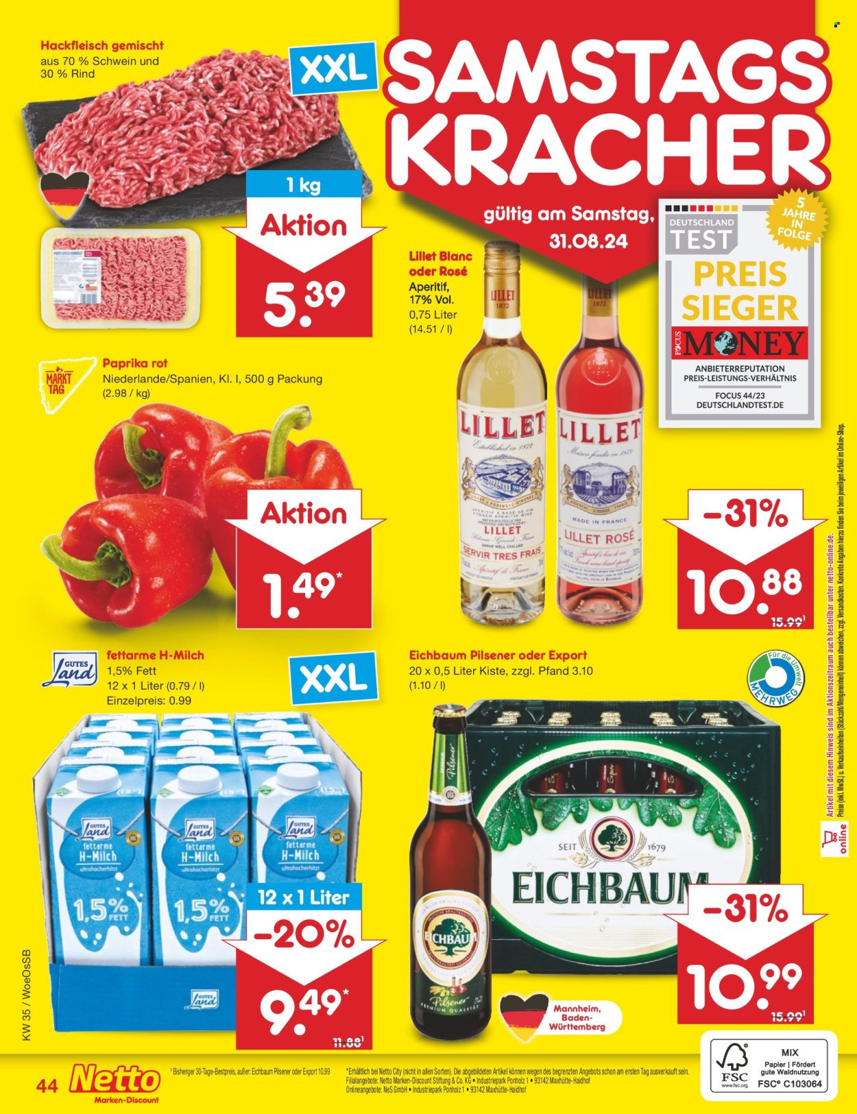 Netto Marken-Discount Prospekte  - 26.08.2024 - 31.08.2024. Seite 48