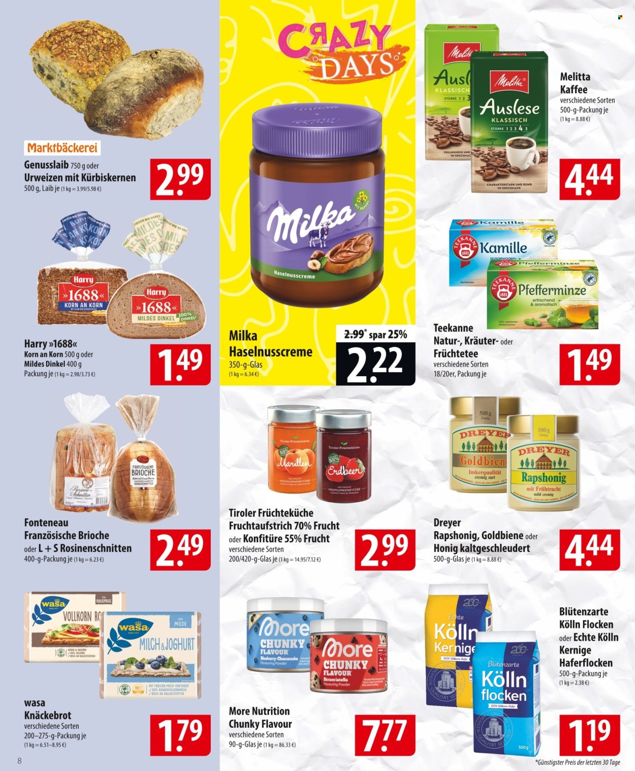 famila Prospekte  - 26.08.2024 - 31.08.2024. Seite 8