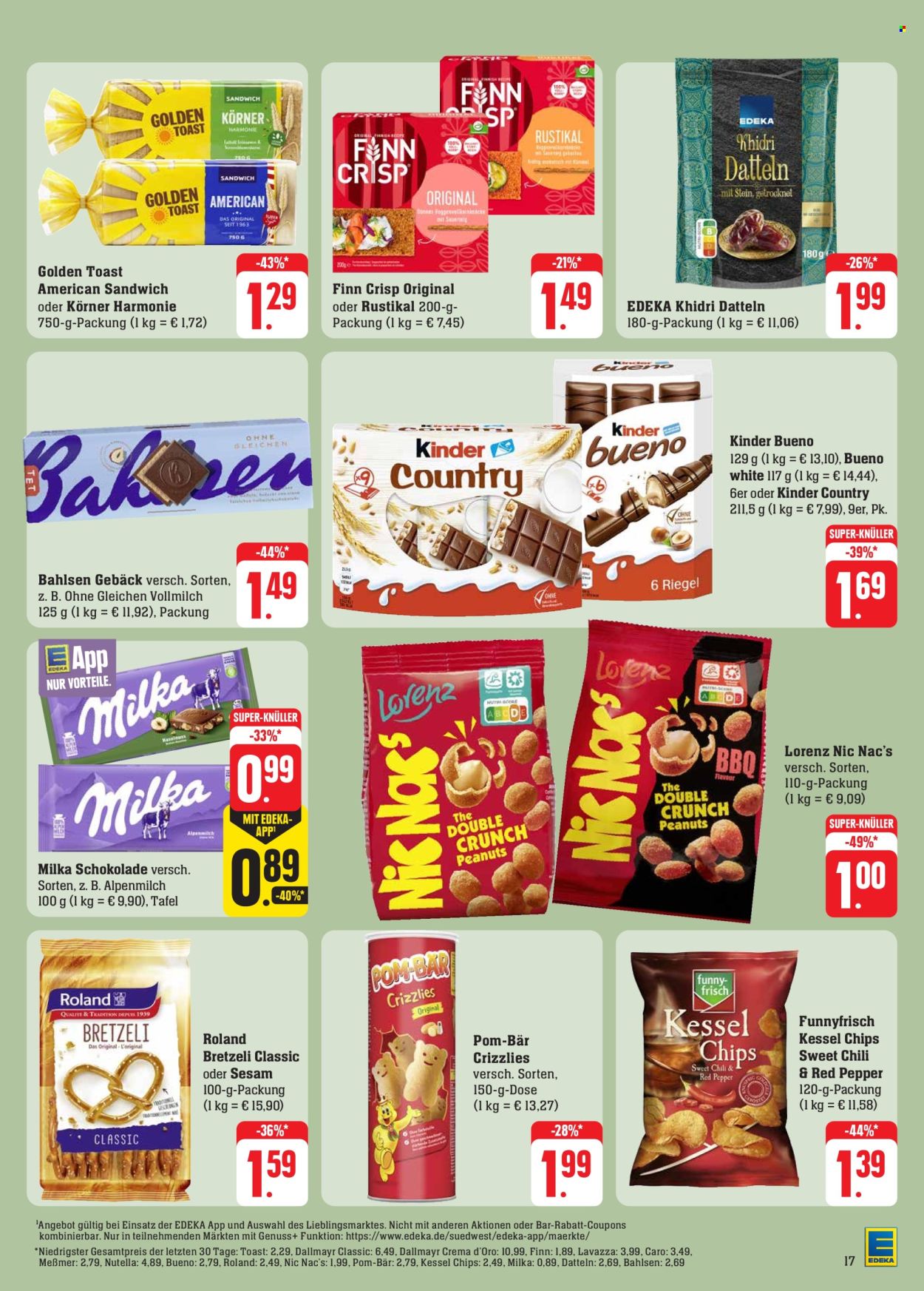 Edeka Prospekte  - 26.08.2024 - 31.08.2024. Seite 17