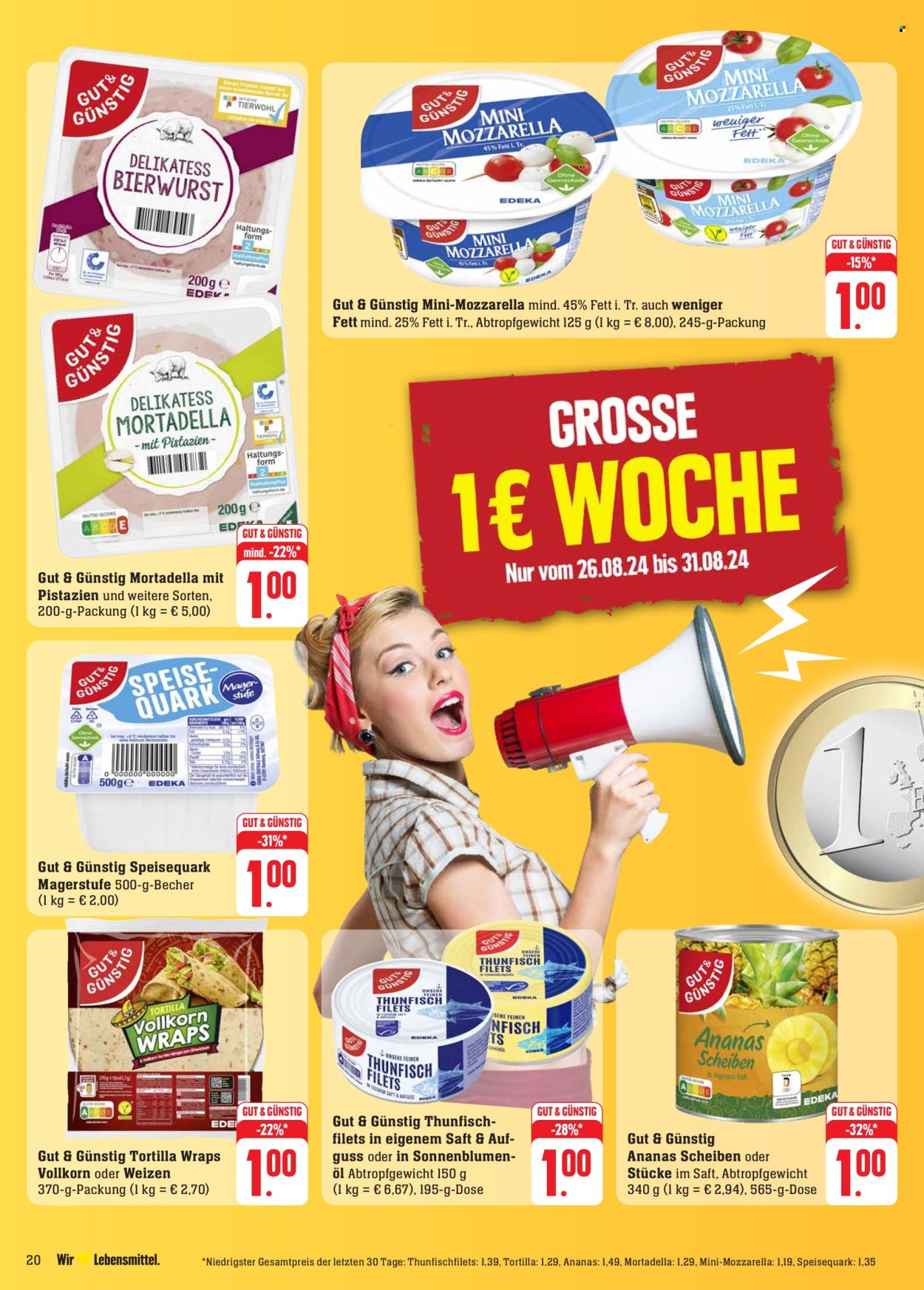 Edeka Prospekte  - 26.08.2024 - 31.08.2024. Seite 20