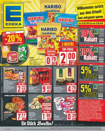 Prospekte Edeka - 26.08.2024 - 31.08.2024.