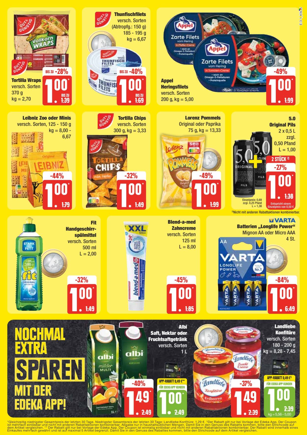 Edeka Prospekte  - 26.08.2024 - 31.08.2024. Seite 3