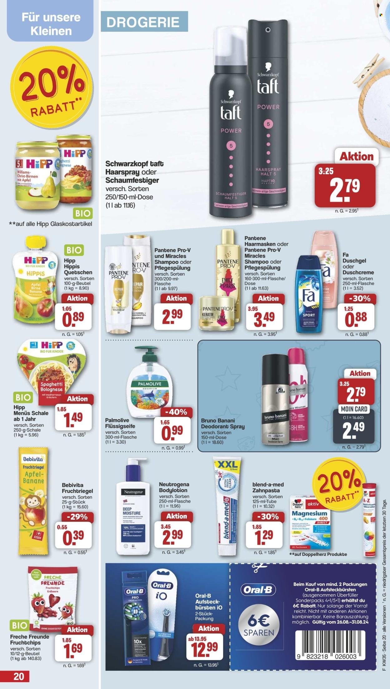 famila Prospekte  - 26.08.2024 - 31.08.2024. Seite 20