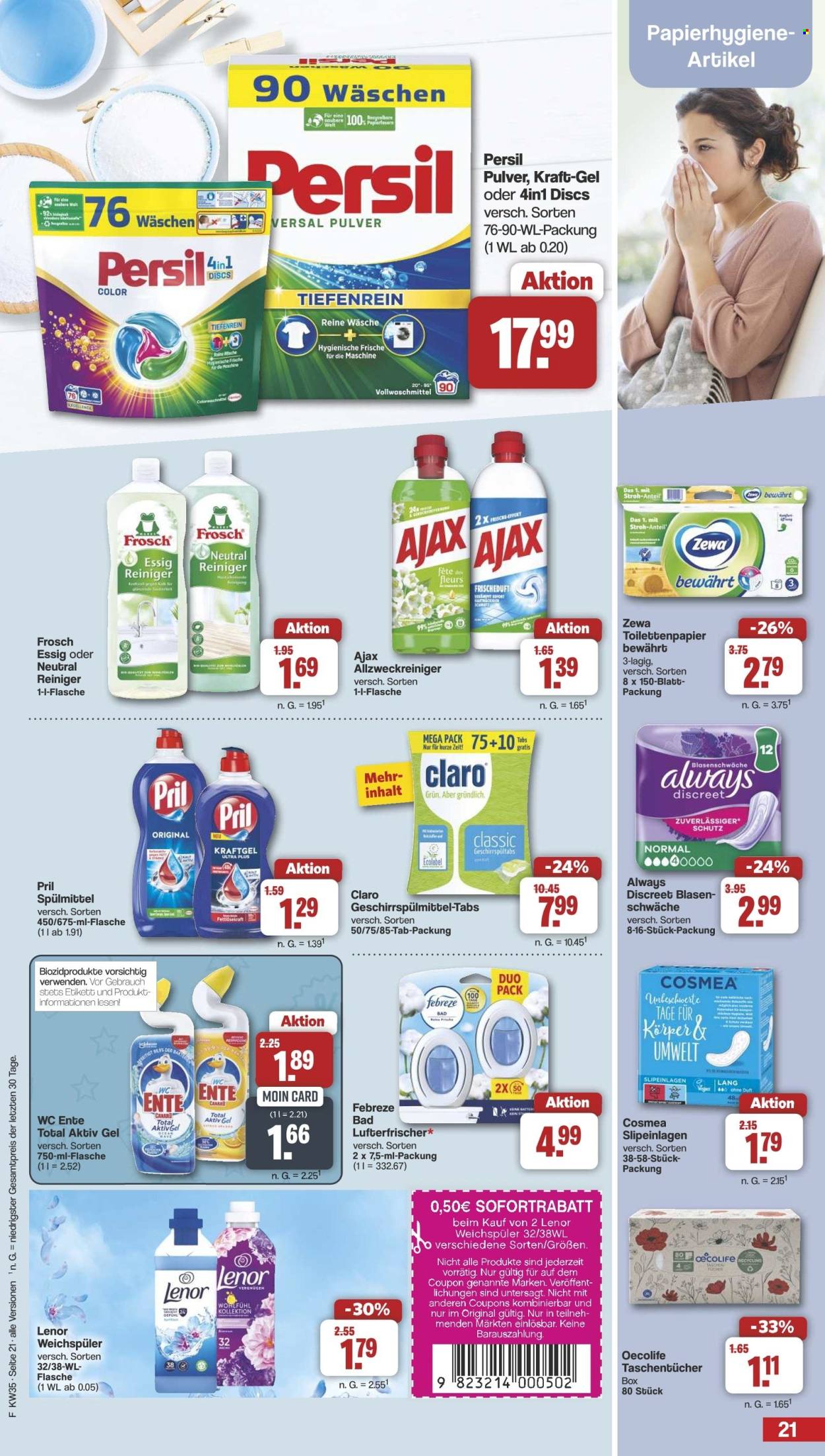 famila Prospekte  - 26.08.2024 - 31.08.2024. Seite 21