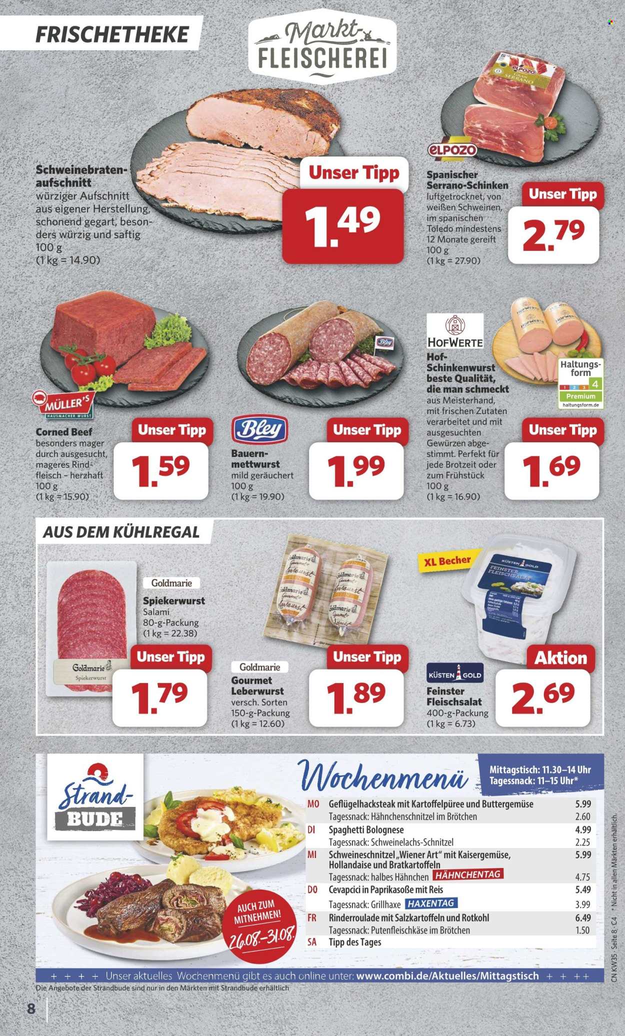 Combi Prospekte  - 26.08.2024 - 31.08.2024. Seite 8