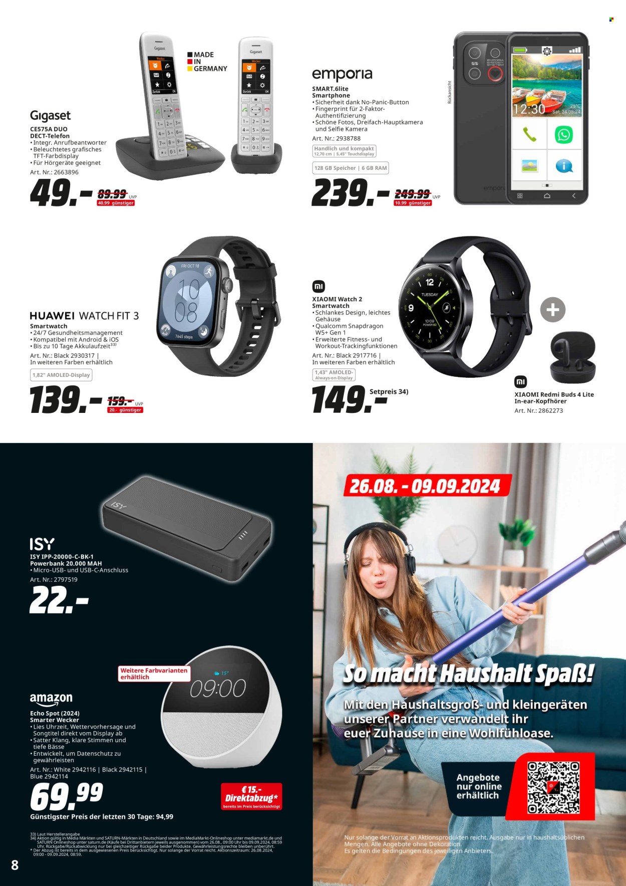 MediaMarkt Prospekte  - 26.08.2024 - 7.09.2024. Seite 8