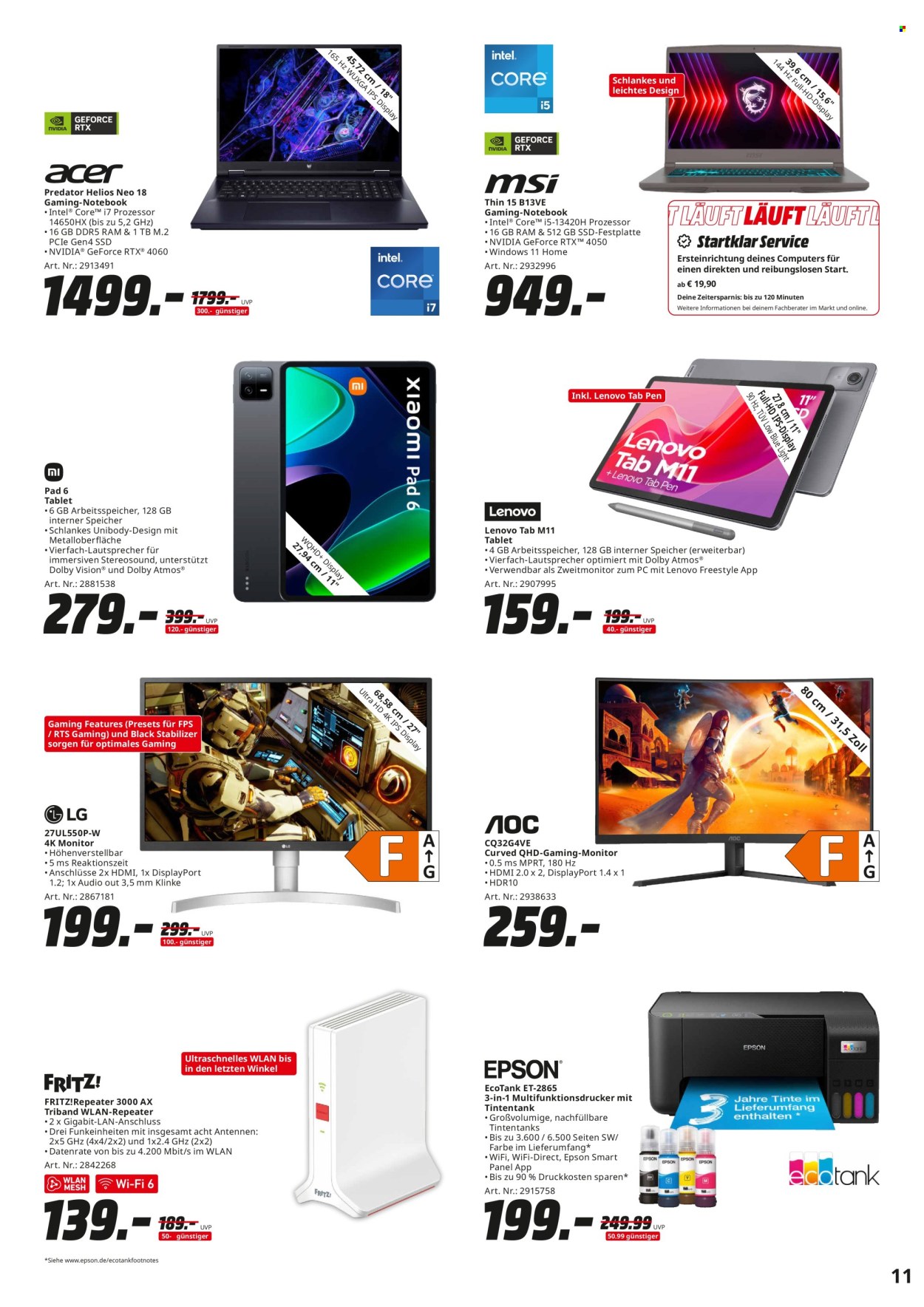 MediaMarkt Prospekte  - 26.08.2024 - 7.09.2024. Seite 11