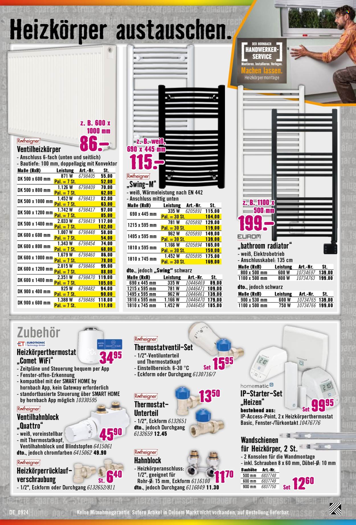 Hornbach Prospekte  - 28.08.2024 - 25.09.2024. Seite 8