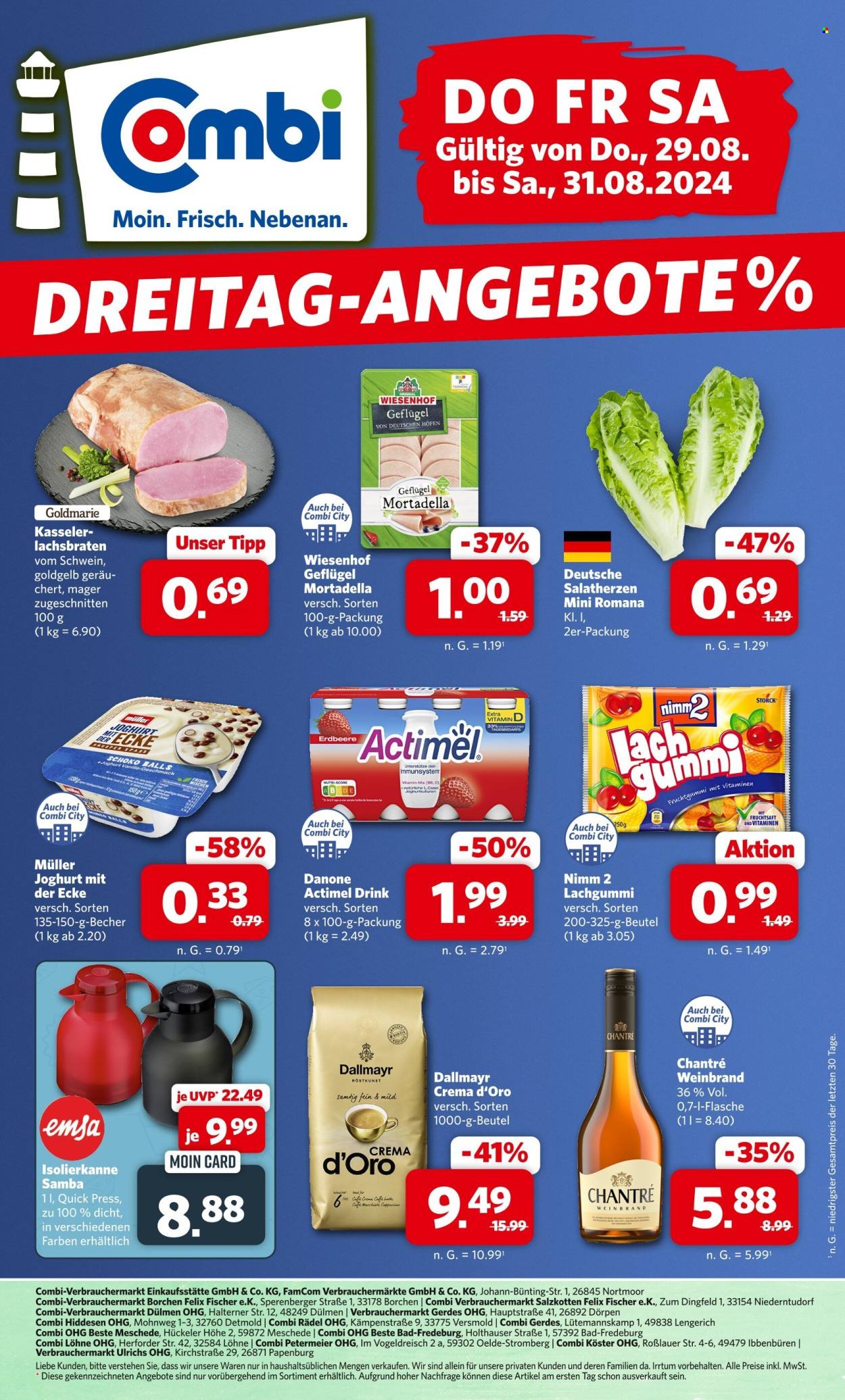 Combi Prospekte  - 29.08.2024 - 31.08.2024. Seite 1
