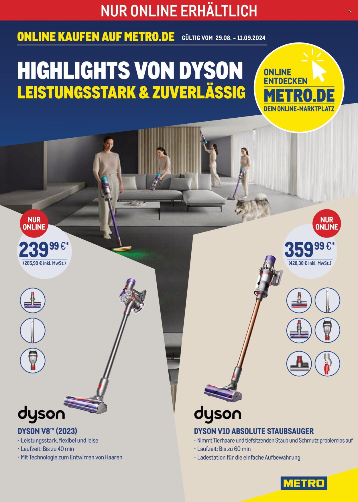 Metro Prospekte  - 29.08.2024 - 11.09.2024. Seite 1