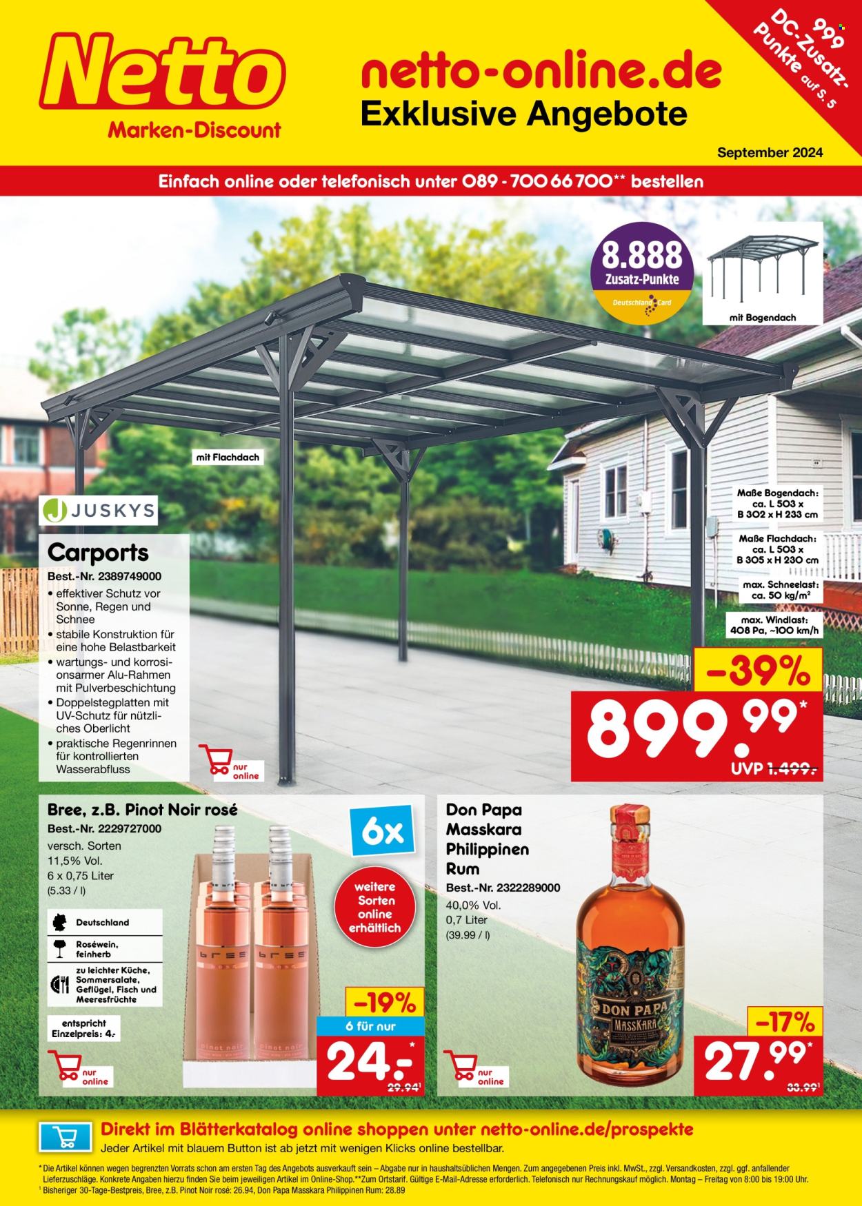 Netto Marken-Discount Prospekte  - 1.09.2024 - 30.09.2024. Seite 1