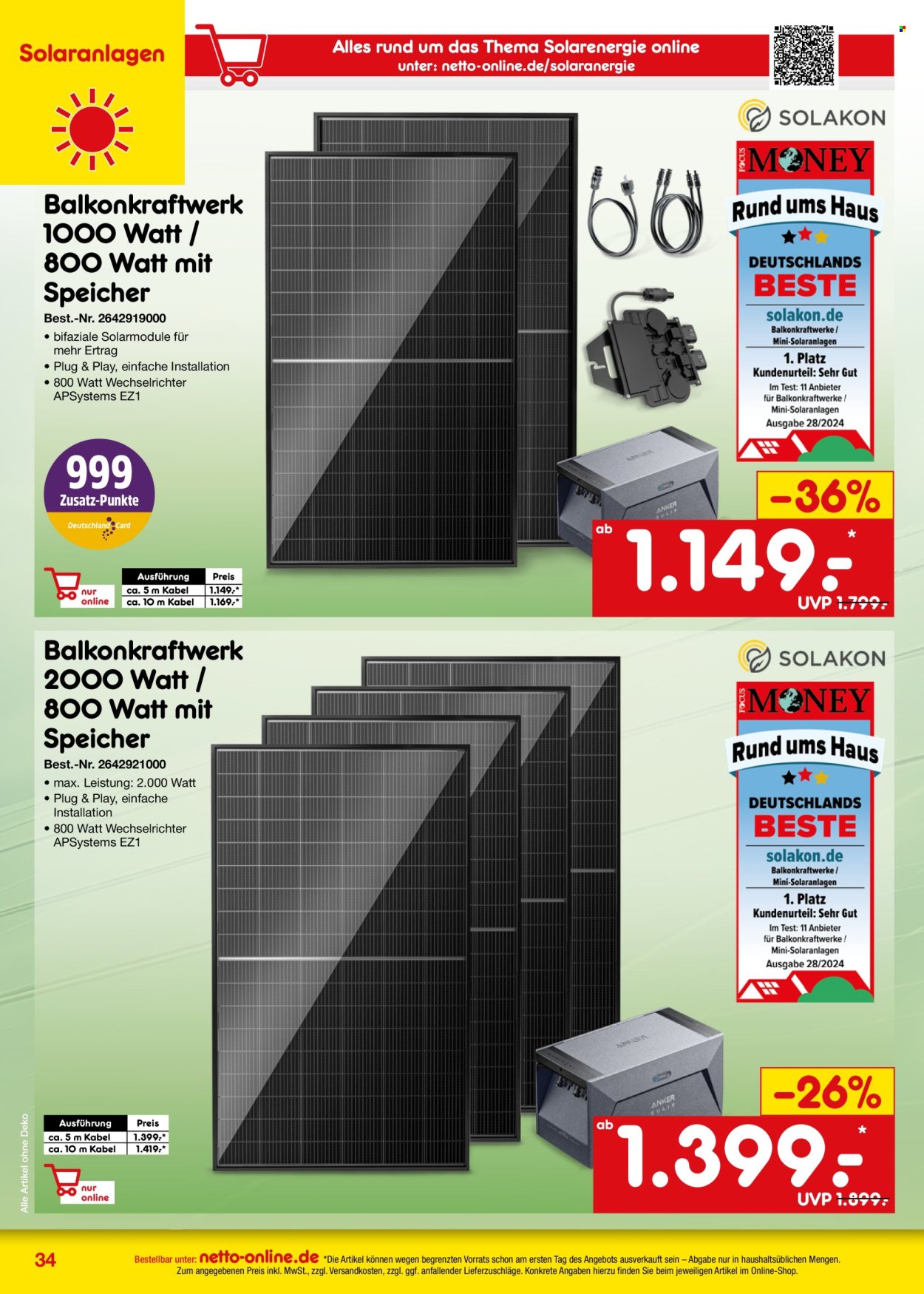 Netto Marken-Discount Prospekte  - 1.09.2024 - 30.09.2024. Seite 34