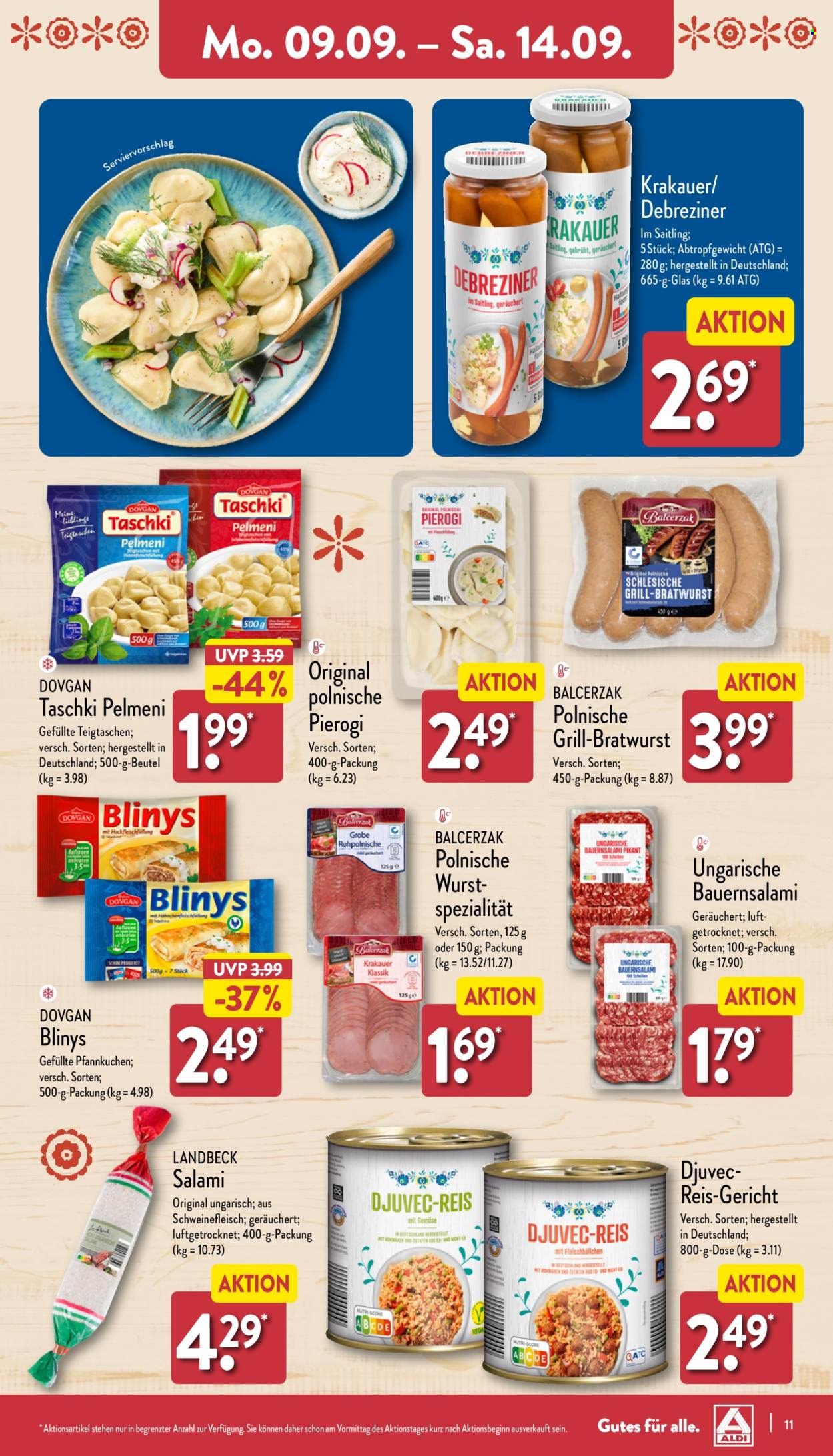 ALDI Nord Prospekte  - 9.09.2024 - 14.09.2024. Seite 11