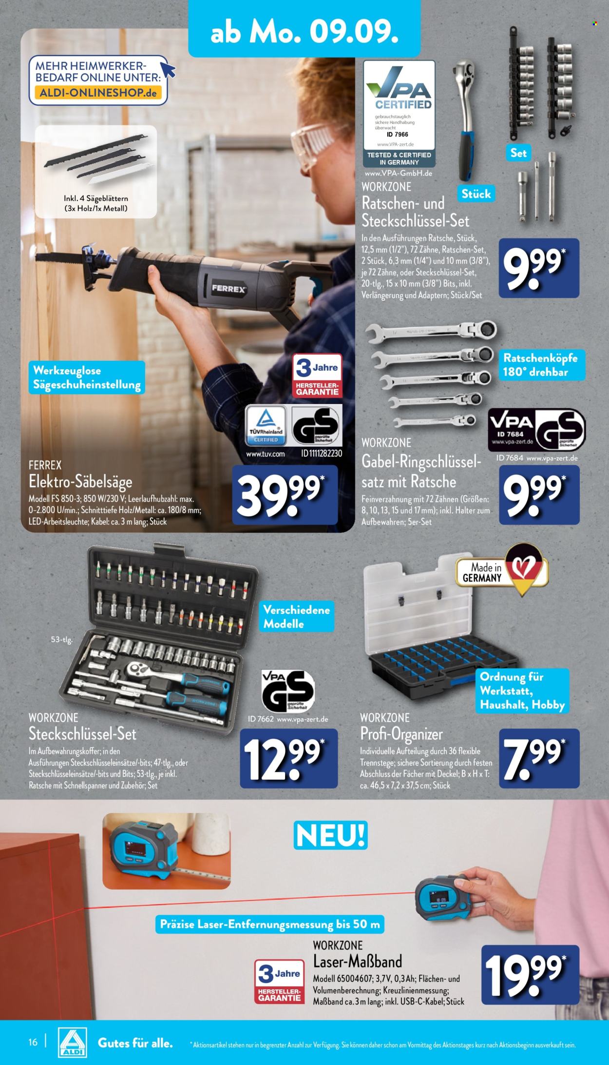 ALDI Nord Prospekte  - 9.09.2024 - 14.09.2024. Seite 16
