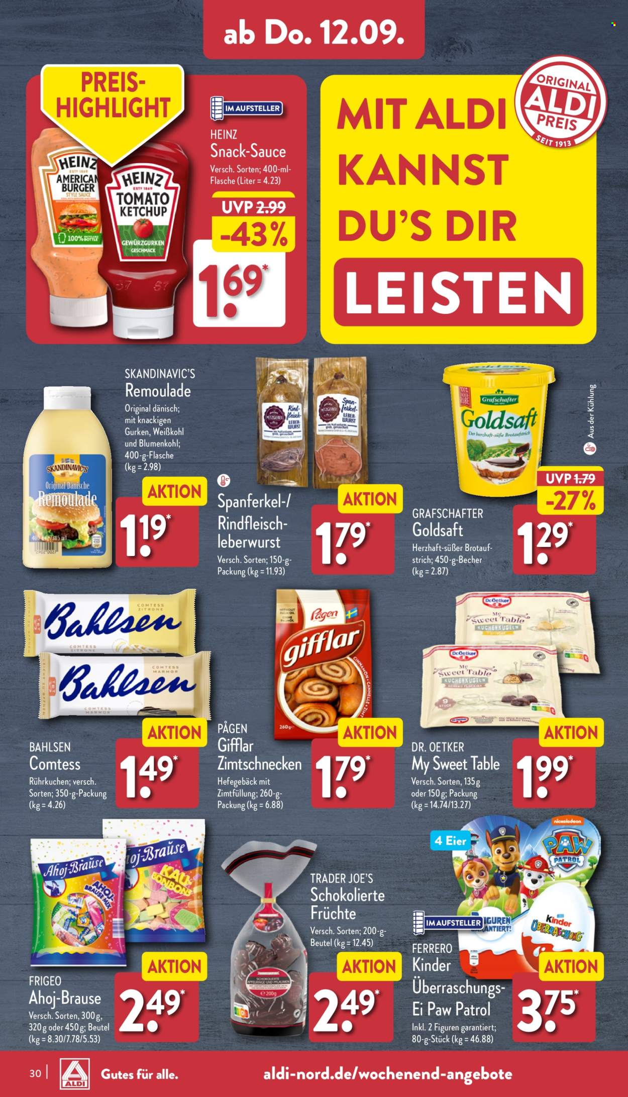 ALDI Nord Prospekte  - 9.09.2024 - 14.09.2024. Seite 30
