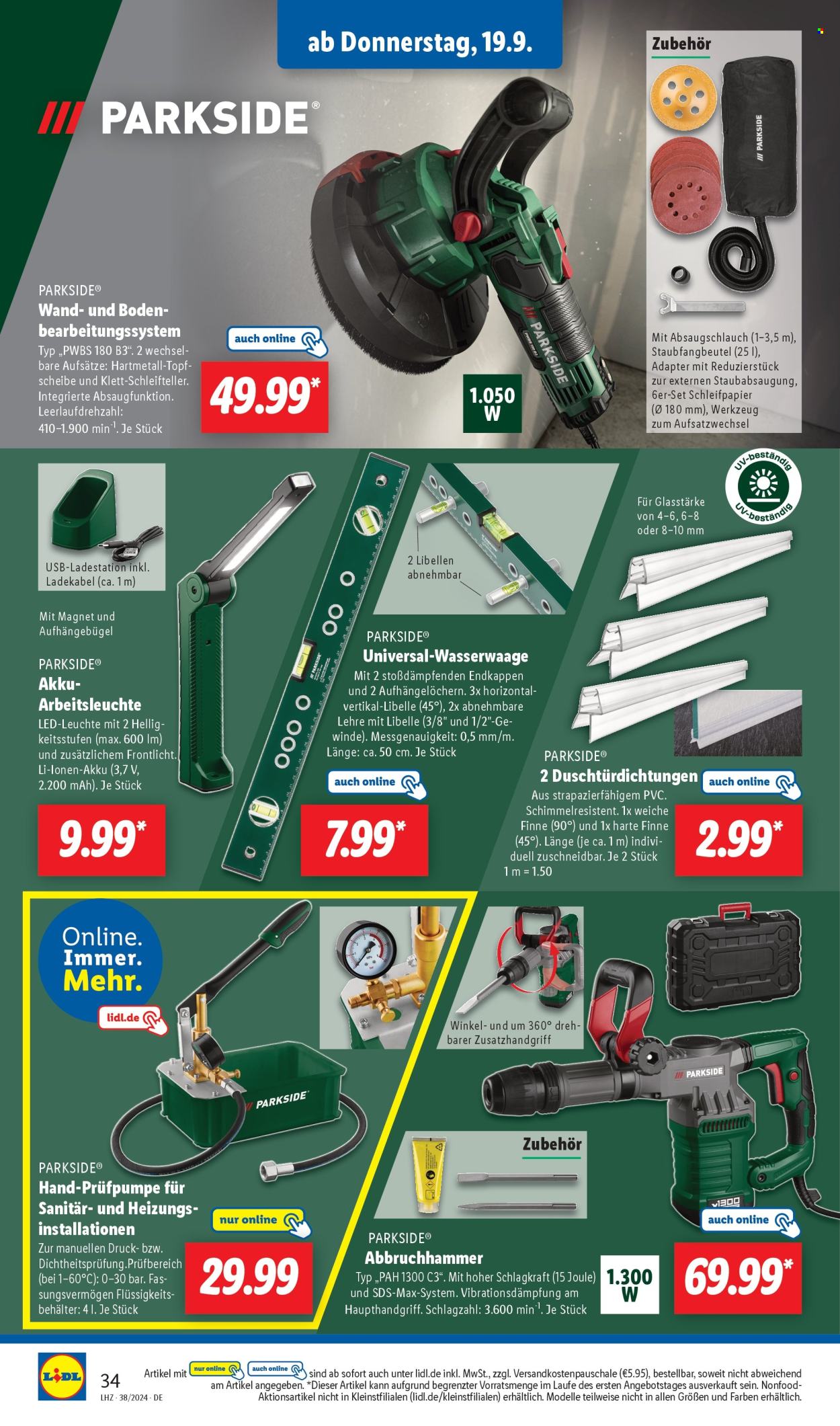 Lidl Prospekte  - 16.09.2024 - 21.09.2024. Seite 21