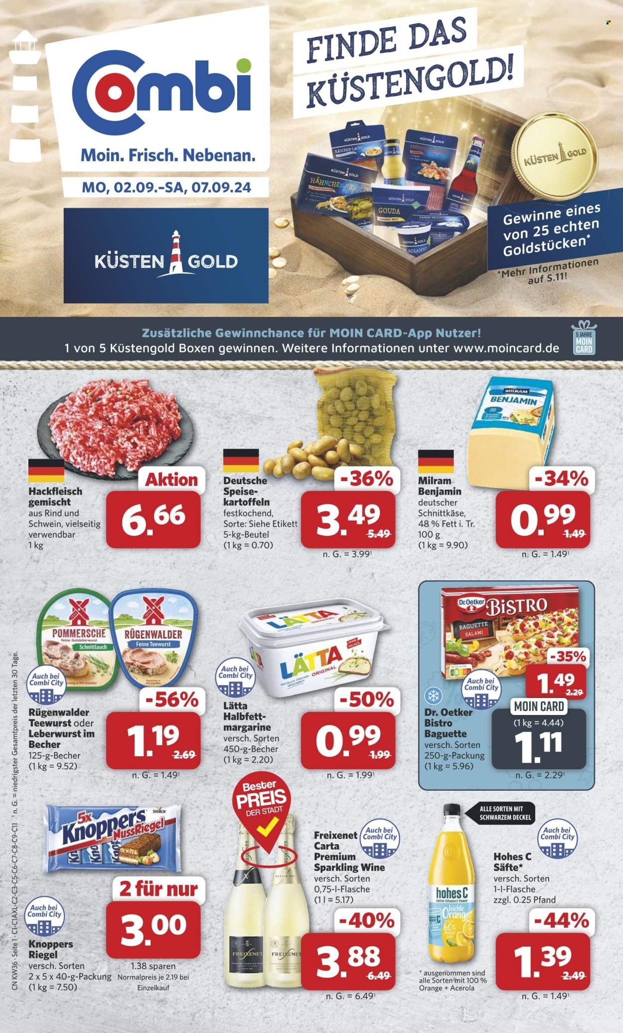 Combi Prospekte  - 2.09.2024 - 7.09.2024. Seite 1