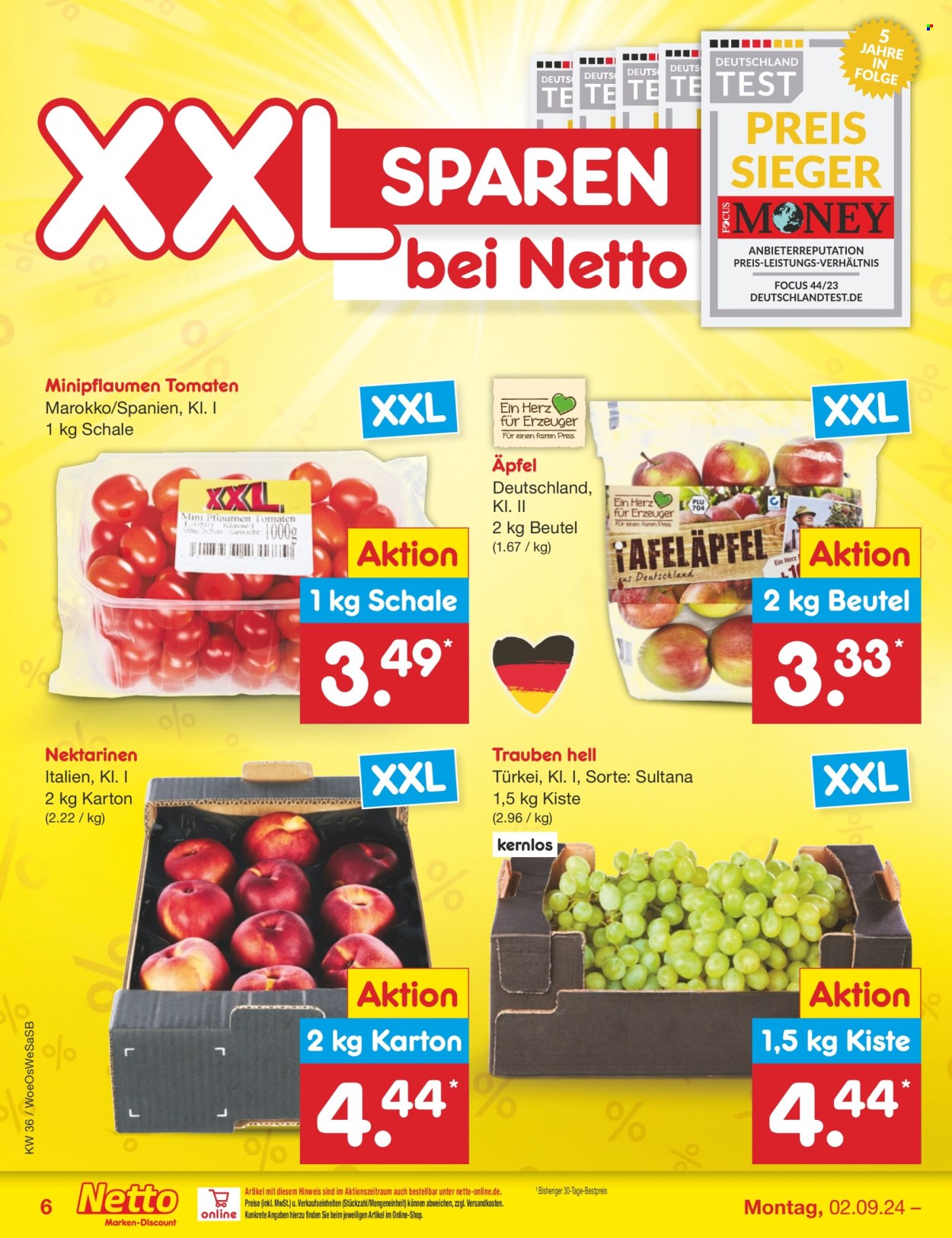 Netto Marken-Discount Prospekte  - 2.09.2024 - 7.09.2024. Seite 6