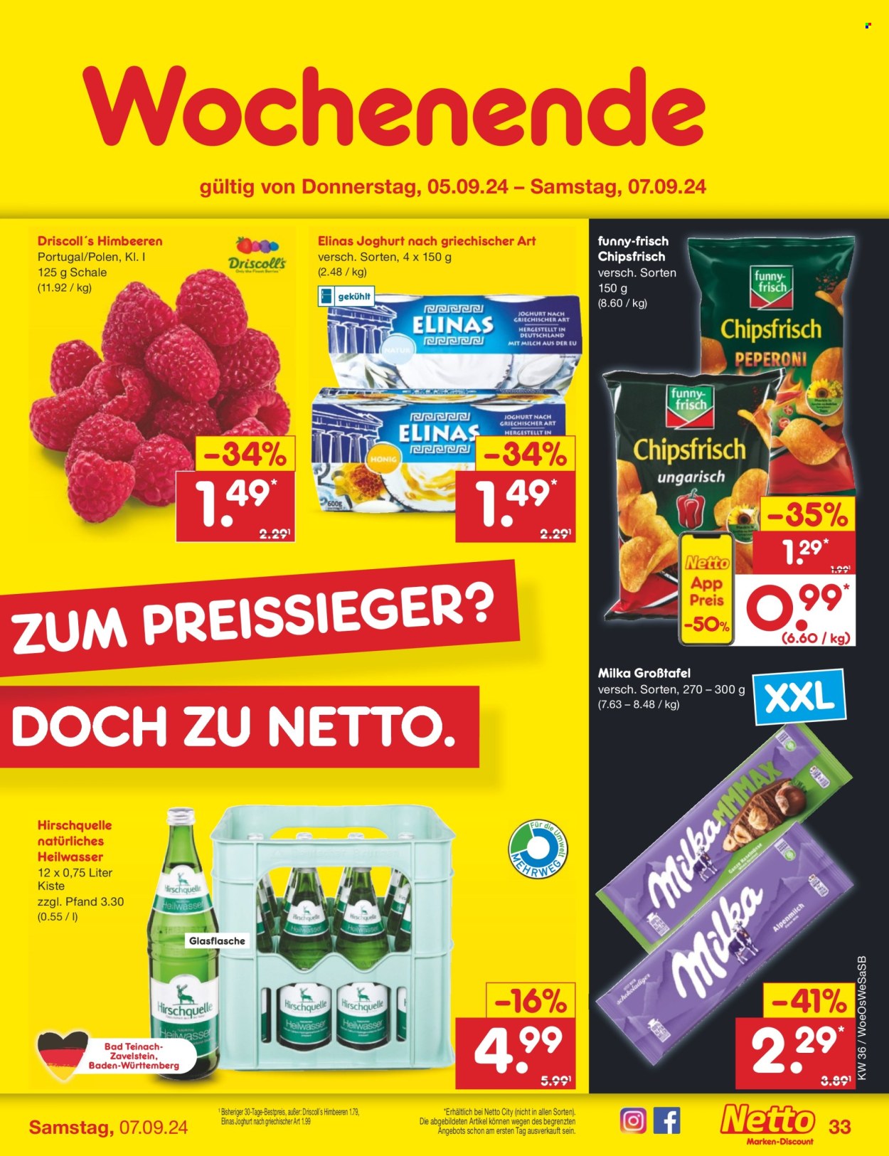 Netto Marken-Discount Prospekte  - 2.09.2024 - 7.09.2024. Seite 34