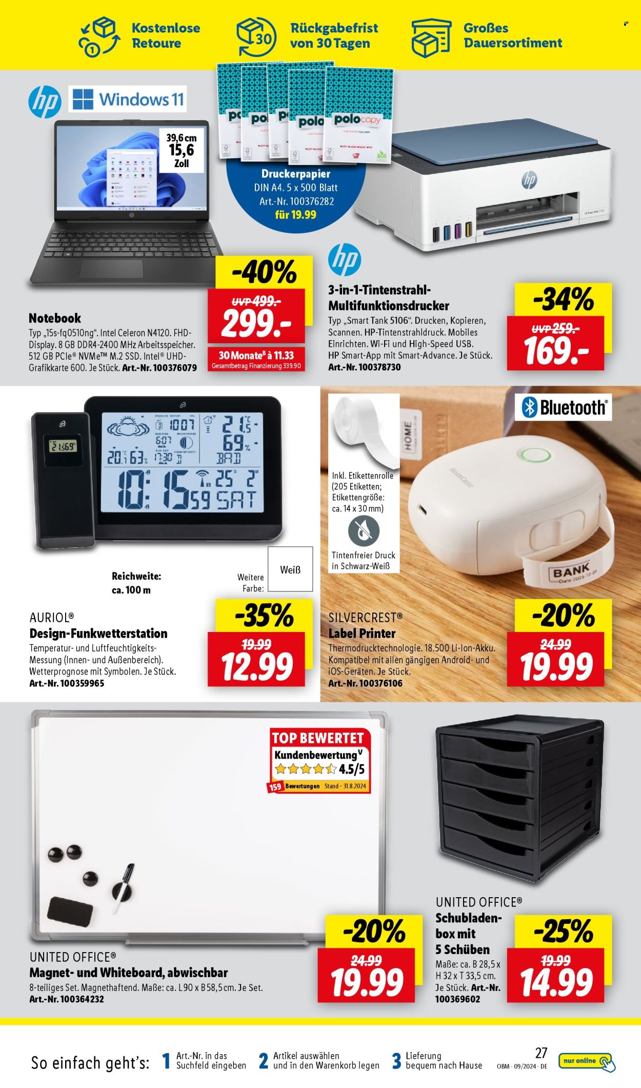 Lidl Prospekte  - 1.09.2024 - 30.09.2024. Seite 27
