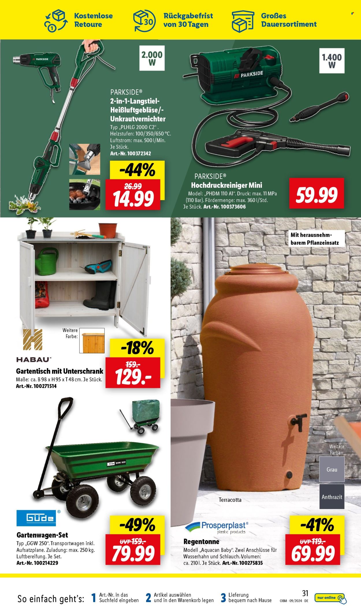 Lidl Prospekte  - 1.09.2024 - 30.09.2024. Seite 31