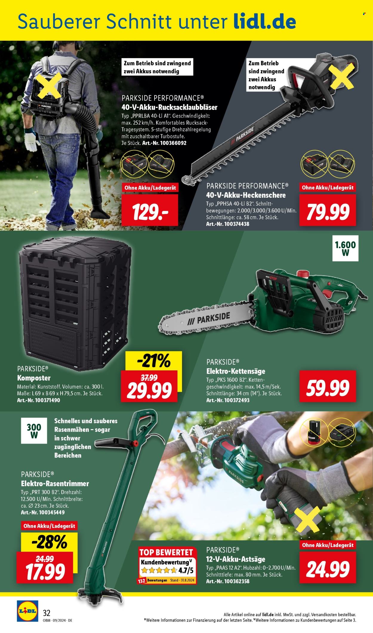 Lidl Prospekte  - 1.09.2024 - 30.09.2024. Seite 32