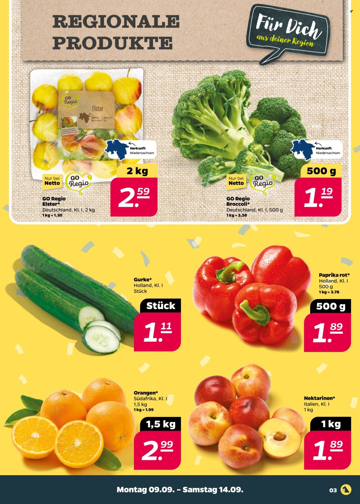 Netto Prospekte  - 9.09.2024 - 14.09.2024. Seite 3