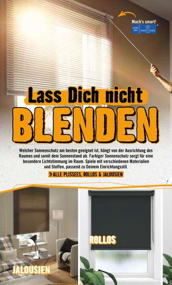 thumbnail - Soluna DIM-OUT Alu-Jalousie 90x170 cm mocca, mit 20% mehr Lamellen zur besseren Verdunkelung