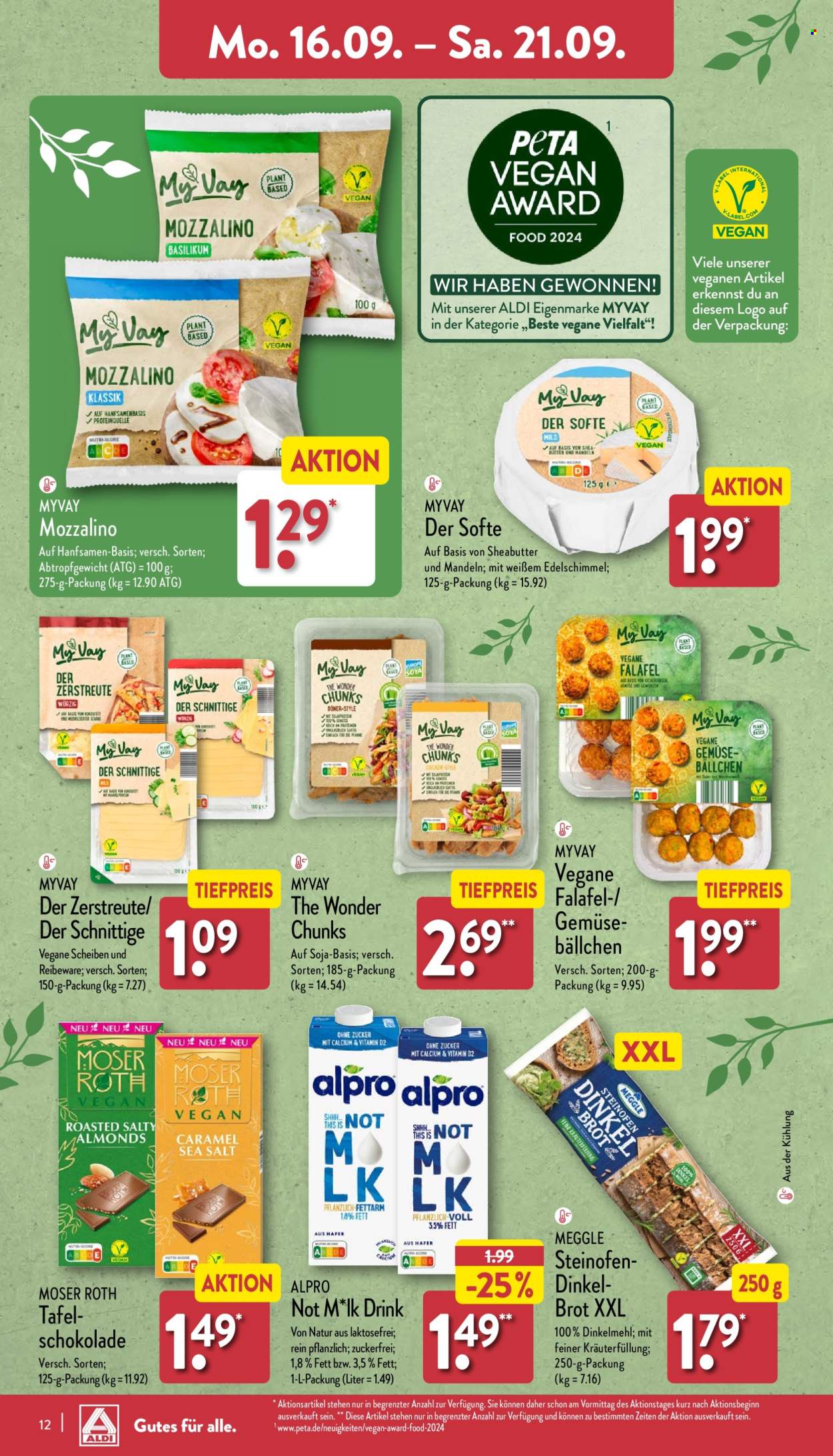 ALDI Nord Prospekte  - 16.09.2024 - 21.09.2024. Seite 12