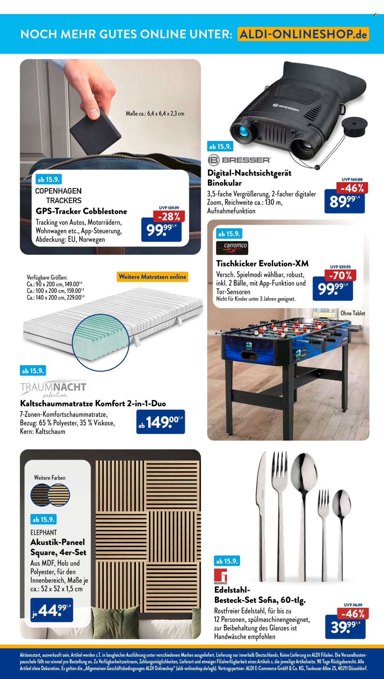 ALDI SÜD Prospekte  - 16.09.2024 - 21.09.2024. Seite 42