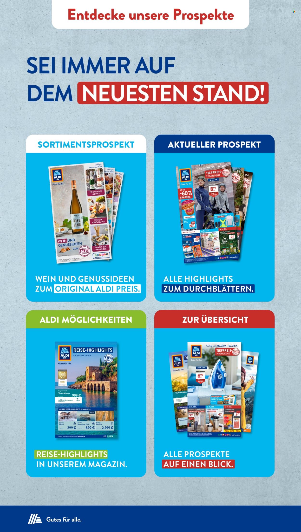 ALDI SÜD Prospekte  - 16.09.2024 - 21.09.2024. Seite 46