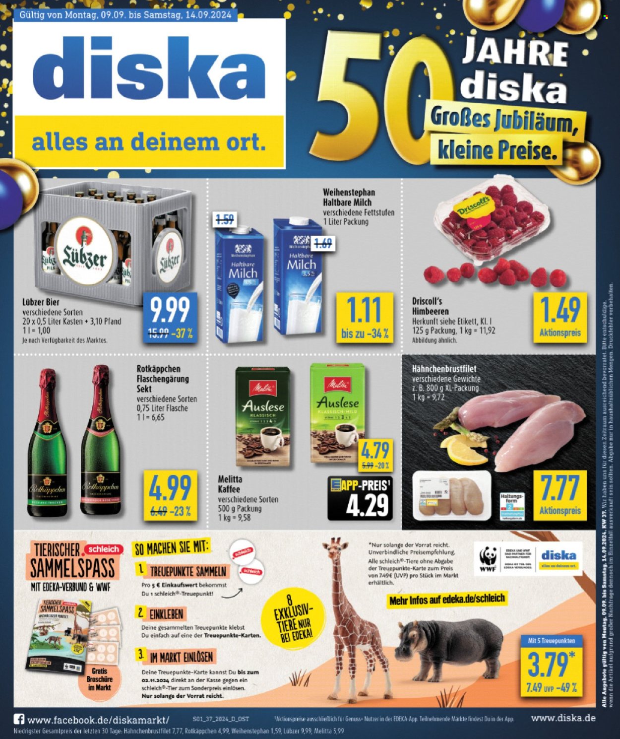 Diska Prospekte  - 9.09.2024 - 14.09.2024. Seite 1