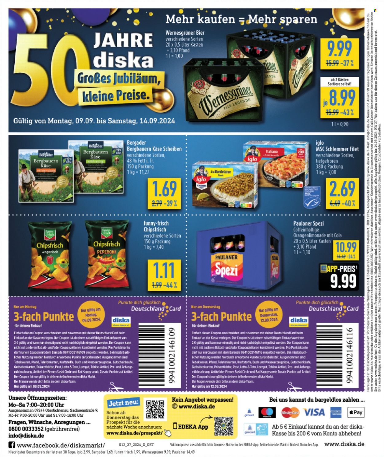 Diska Prospekte  - 9.09.2024 - 14.09.2024. Seite 12