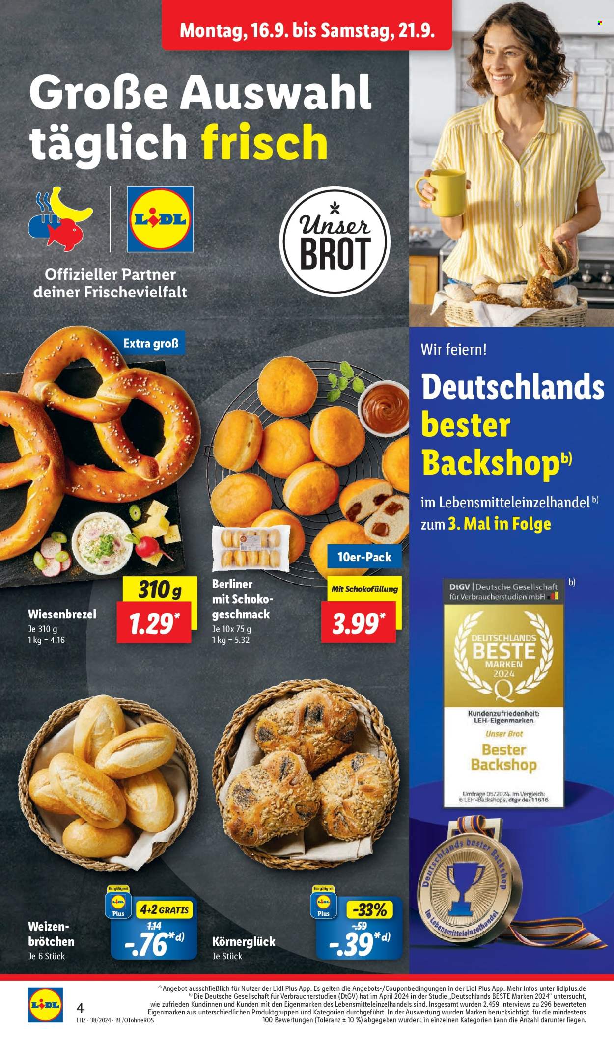 Lidl Prospekte  - 16.09.2024 - 21.09.2024. Seite 4
