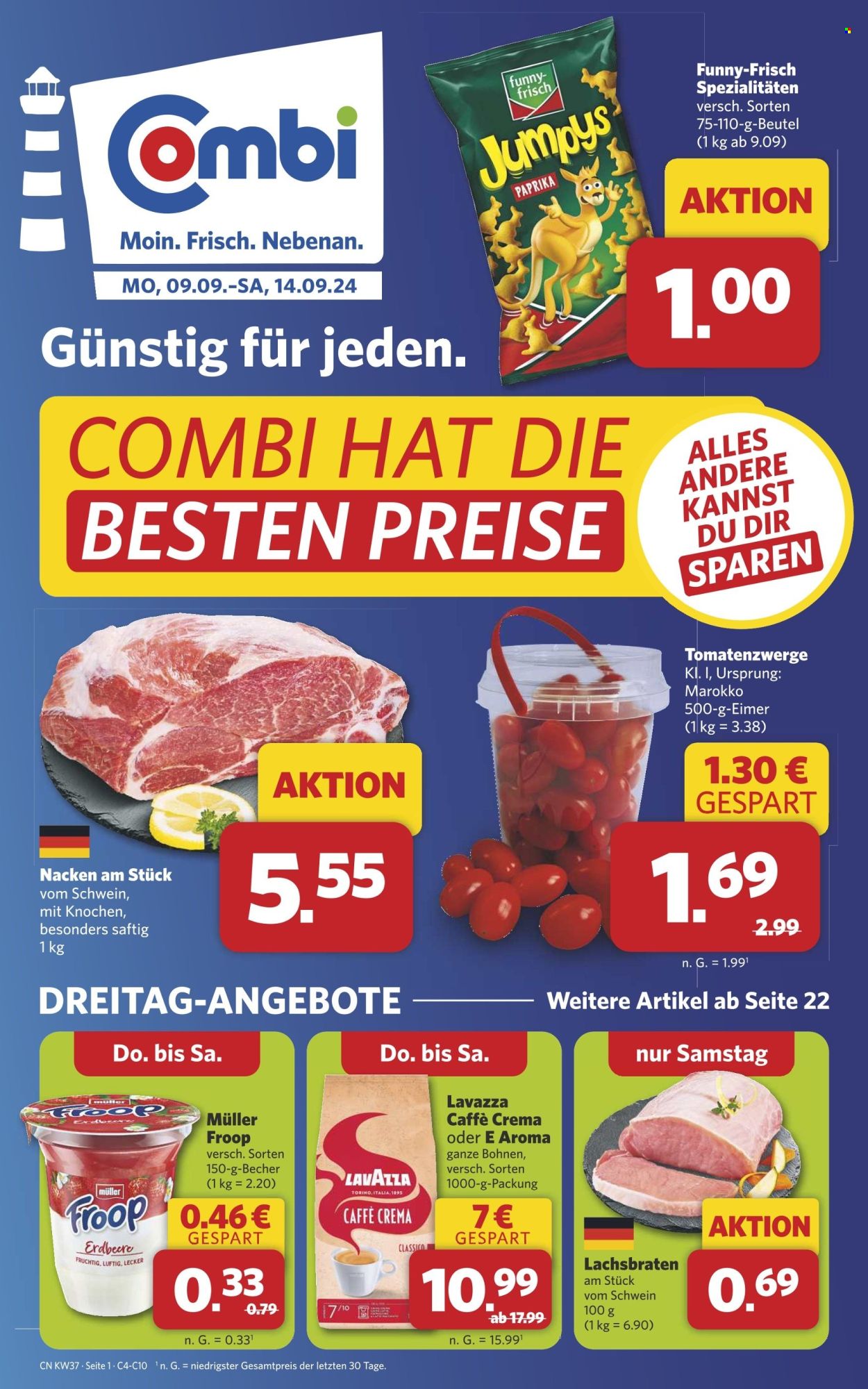 Combi Prospekte  - 9.09.2024 - 14.09.2024. Seite 1