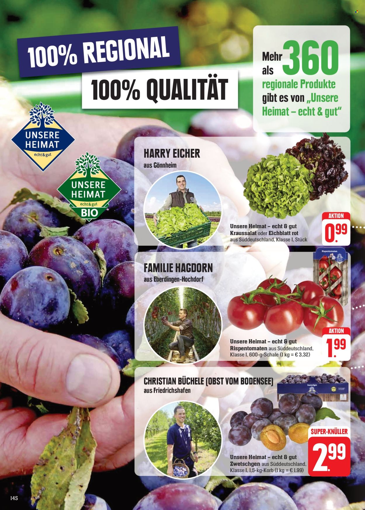 Edeka Prospekte  - 9.09.2024 - 14.09.2024. Seite 14